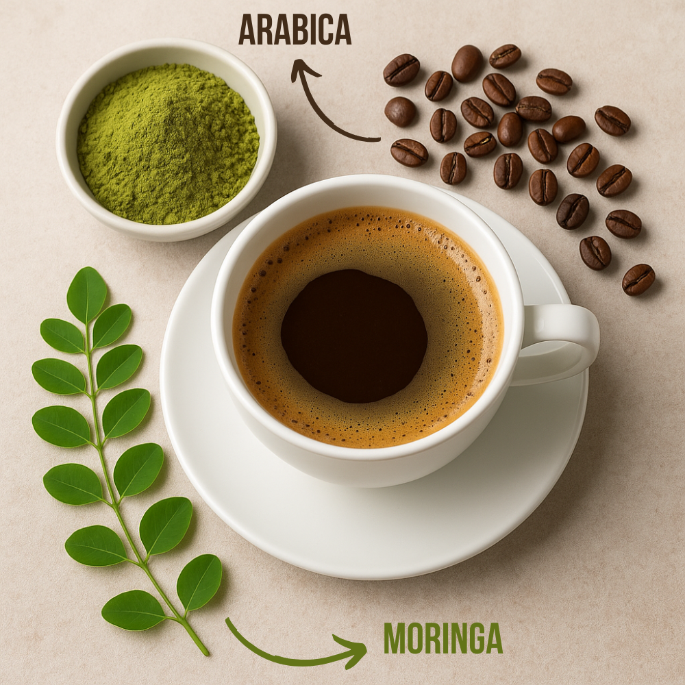 Moringafé - Café antioxydant qui renforce votre corps (340g)