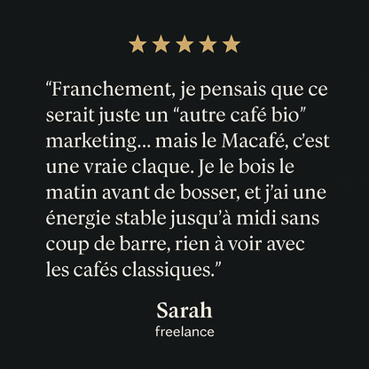 Macafé - Café énergisant qui boost vos performances (340g)